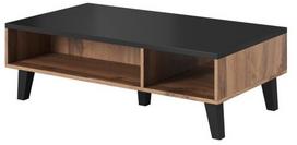 Kavos staliukas Lotta, ąžuolo sp./juoda sp., 110 cm x 60 cm x 35 cm