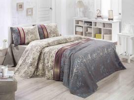 Lovatiesė Mijolnir Hürrem 121VCT5232, kreminė sp./pilka sp./raudona sp., 200 cm x 230 cm
