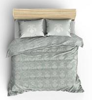 Lovatiesė Mijolnir Pure 143EPJ5594, balta sp./žalia sp., 160 cm x 235 cm