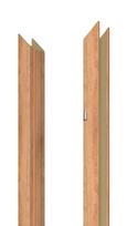 Vertikali durų stakta Domoletti, 209.5 cm x 14 - 18 cm x 1 cm, kairinė, belgiško ąžuolo sp.