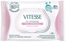 Drėgnos servetėlės veidui Vitesse Tri-Mineral