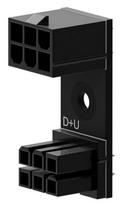 Adapteris Singularity Computers 6-Pin PCIe 180 Grad Adapter D+U, 10 g, juoda sp.