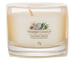 Žvakė, aromatinė Yankee Candle Coconut Beach, 7 - 10 h, 37 g, balta sp.