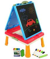 Vaikų žaidimo stalas Lean Toys Talanted Painter LT9407, 29 cm, įvairių spalvų, 31 vnt.