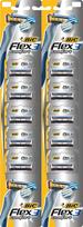 Skutimosi peiliukai Bic Flex 3 Comfort, 10 vnt.