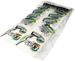 Skutimosi peiliukai Bic Flex 3 Sensitive, 10 vnt.