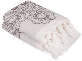 Vonios rankšluosčių rinkinys Foutastic Marcello 321SHS1297, dramblio kaulo sp./pilka sp., 90 cm x 50 cm, 2 vnt.