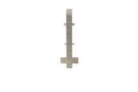 Grindjuosčių jungtis Cezar MasterLine W-PS-LL2ML60-M526, 1.6 cm x 6 cm x 1.5 cm, šviesiai pilka sp., 2 vnt.