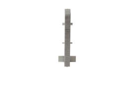 Grindjuosčių jungtis Cezar MasterLine W-PS-LL2ML60-M502, 1.6 cm x 6 cm x 1.5 cm, pilka sp., 2 vnt.