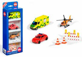 Žaislinių transporto priemonių rinkinys Siku Rescue Cars Gift Set S6332, įvairių spalvų