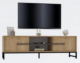 TV staliukas Kalune Design Mono, ąžuolo sp., 160 cm x 40 cm x 50 cm