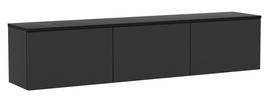 TV staliukas Kalune Design Neon Illuminated, antracito sp., 160 cm x 32 cm x 35 cm