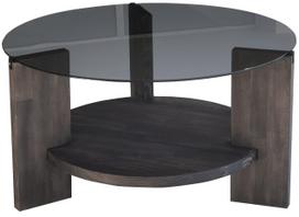Kavos staliukas Kalune Design, tamsiai pilka sp., 75 cm x 75 cm x 40 cm