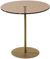 Kavos staliukas Kalune Design Chill-Out, aukso sp./bronzos sp., 50 cm x 50 cm x 50 cm