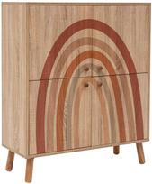 Spintelė Kalune Design Multi Purpose Iris, įvairių spalvų/sonoma ąžuolo sp., 36 cm x 95 cm x 111 cm
