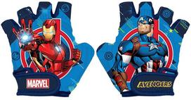 Dviratininko pirštinės vaikams Seven Avengers, mėlyna sp./raudona sp., S