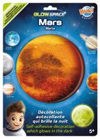 Sieninis lipdukas Buki Phosphorescent Planet Mars, oranžinė sp.