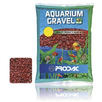 Gruntas Prodac Aquarium Gravel Hipika Q9KG1, 1 kg, raudona sp.