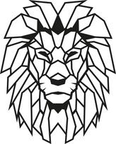 Sienos dekoracija Wallity Lion, 40 cm x 50 cm