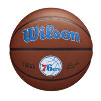 Krepšinio kamuolys Wilson NBA Team PHI 76ERS, 7 dydis, mėlyna sp./raudona sp./oranžinė sp.