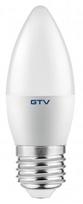 Lemputė GTV LED, C30, 4000 °K, E27, 6 W, 470 lm