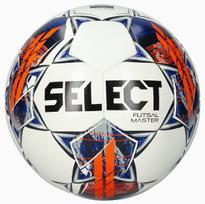 Futbolo kamuolys Select Master Grain FIFA Basic, 4 dydis, mėlyna sp./balta sp./oranžinė sp.