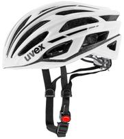 Dviratininkų šalmas universalus Uvex 5 Race, mėlyna sp./balta sp./juoda sp., 55-58 cm