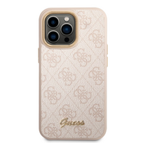 Telefono dėklas Guess GUHCP14LHG4SHP, Apple iPhone 14 Pro, šviesiai rožinė sp.