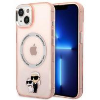 Telefono dėklas Karl Lagerfeld KLHMP14SHNKCIP, Apple iPhone 14, rožinė sp.