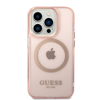 Telefono dėklas Guess GUHMP14XHTCMP, Apple iPhone 14 Pro Max, rožinė sp.