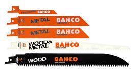Tiesinių pjūklų geležtė Bahco Sandflex Bi-metal Sawblades Set, metalas, 1 mm, 5 vnt.