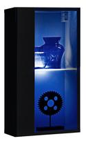 Vitrina ASM Switch WW4, juoda sp., 30 cm x 25 cm x 60 cm
