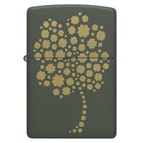 Žiebtuvėlis Zippo Four Leaf Clover 48501, žalia sp.
