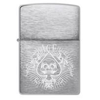 Žiebtuvėlis Zippo Spade Skull 48500, sidabro sp.