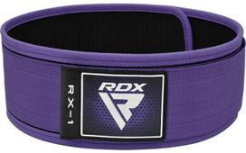 Sunkiosios atletikos diržas RDX RX1, violetinė sp., S