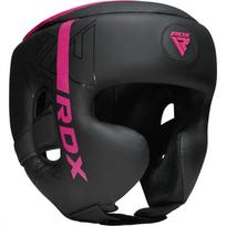 Bokso šalmas RDX Head Guard F6 HGR-F6MP-M, juoda sp./rožinė sp., M