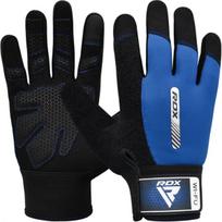 Treniruočių pirštinės RDX W1 Full, mėlyna sp./juoda sp., S