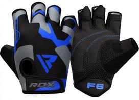 Pirštinės be pirštų RDX F6, mėlyna sp./juoda sp., XL