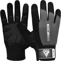 Treniruočių pirštinės RDX W1 Full, juoda sp./pilka sp., S