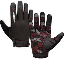 Treniruočių pirštinės RDX T2 Full, juoda sp./raudona sp., L