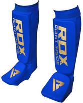 Blauzdų ir pėdų apsauga RDX Shin Instep Guards HYP-SIU, mėlyna sp., XL