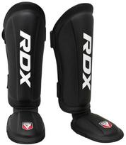 Blauzdų ir pėdų apsauga RDX Shin Instep Guards SGR-T1R, juoda sp., S
