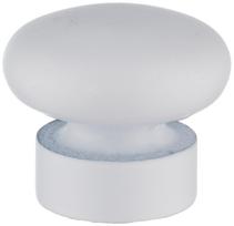 Karnizo antgalis Domoletti Flat Ball, Ø 19 mm, balta sp.