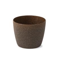 Gėlių vazonas Lamela Eco Coffee 672-86, plastikinis, 14 cm x 14 cm, Ø 14 cm, ruda sp.