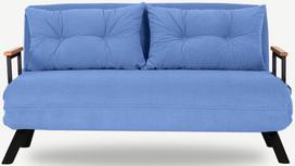 Sofa-lova Hanah Home Sando 2-Seater, mėlyna sp., 78 x 133 cm x 78 cm