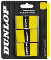 Padelio raketės apvija DUNLOP TOUR PRO overgrip, geltona sp., 3 vnt.