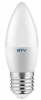 Lemputė GTV LED, C30, 3000 °K, E27, 6 W, 520 lm