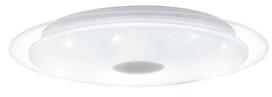 Išmanusis šviestuvas lubų ir sienų Eglo Lanciano 1 98323, LED, 1 x 18.8 W, balta sp./chromo sp.