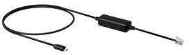 Kabelis Yealink EHS35 - Wireless Headset Adapter 1300038 Micro USB, RJ-9, juoda sp.
