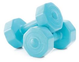 Svarmenų rinkinys Gymstick Active Vinyl Dumbbells, 2 x 3 kg